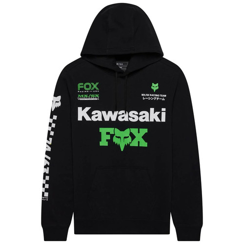 Fox fleece hoodie kawasaki - fox,