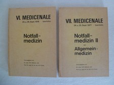 VI. /VII.MEDICENALE  Sept 1976/1977 Notfallmedizin Allgemeinmedizin Barkow/Graul
