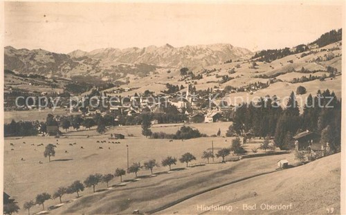 Hindelang teilansicht - hindelang,