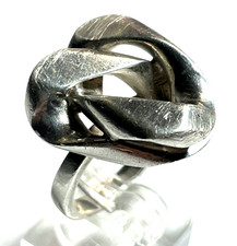 Massiver 925 Silber Ring Panzerkette Glied Unikat Silberschmied unisex RG 54