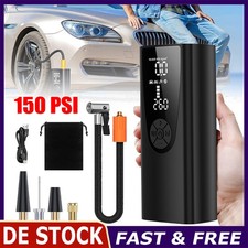 Elektrische Luftpumpe Akku Kabellos Auto Reifen Druckluft Luftkompressor 150psi