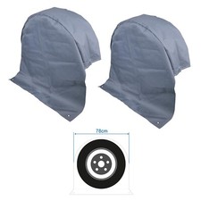 2 x XL Radabdeckung Reifenabdeckung Radschutzhülle Wohnwagen Wohnmobil Anhänger