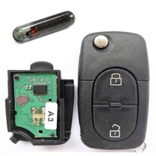 Auto Funkschlüssel 2 Tasten 433,9 MHz ID48 4D0837231R für Audi A3 A4 A6 S3 S4 S6