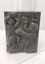 Bronze Platte Relief