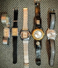 KONVOLUT MECHANISCHE UHREN JUNGHANS EB RAKETA POBEDA SORIENTER HANDAUFZUG