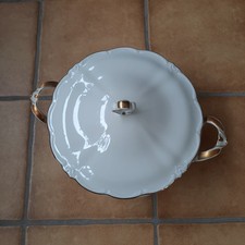 Bavaria Goldrand Suppenterrine vintage shabby Landhaus Schale Schüssel