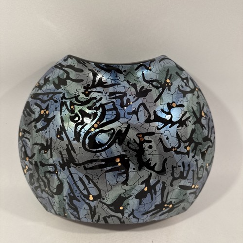 Postmoderne design vase blau - postmoderne,