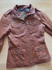 Lederjacke Damen Gr. XS One Green Elephant 34 Echtleder braun rose tailliert 170