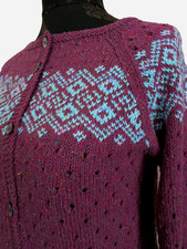 Norweger raglan strickjacke - norweger, raglan-strickjacke