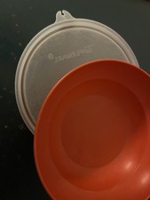 Tupperware Tupperdose Müslischüssel Behälter orange 155-64/227-51 400 ml