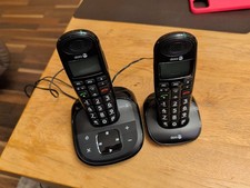 Doro PhoneEasy 105wr Duo Schnurloses Telefon Anrufbeantworter 2 Mobilteile