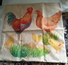 Kissenbezug - Hühner - Küken