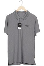 Jack Wolfskin Poloshirt Herren Polohemd Shirt Polokragen Gr. L Grau #2kyharq