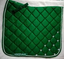 Schabracke in Tannengrün mit Glitzersteinen Dressur