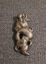 Silber Menuki "Kürbis" Edo Japan