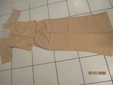 Abendkleid hellbeige, 2-teilig