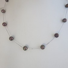 Zarte Perlenkette 925er