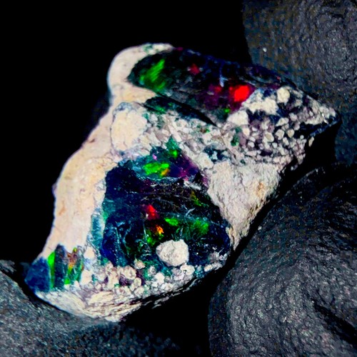 Black opal roh edelstein - black, roh-edelstein
