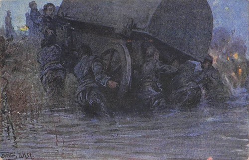 Künstler kuk armee wk - künstler, ak
