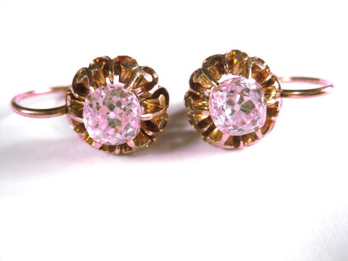 Antike ohrringe rotgold 585 - antike,