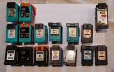 16 Stück leere Refill Tintenpatronen gem. Aufstellung 344/339/343/343XL/338/XL