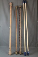 5 x Banner Querstab für Bannerfahne Fahnenstange Ritter Ritterspiele Fahne alt