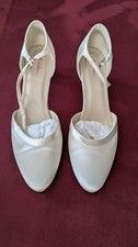 Brautschuhe von Rainbow ,Ivory, Größe 7, Mittlere Absatzhöhe,