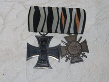 2er Ordensspange Frontkämpfer Ehrenkreuz+ Eisernes Kreuz ! 1 WK !