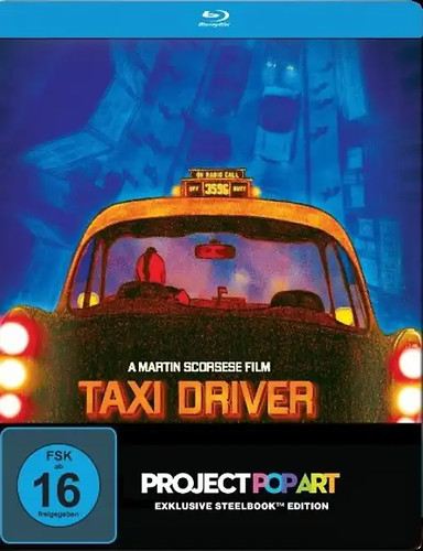 Taxi driver popart - taxi, steelbook]