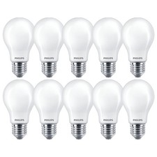10 x Philips LED Lampen A60 Birnen 7W =60Watt E27 opal matt 806lm warmweiß 2700K