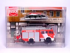 Busch 43801 - Mercedes-Benz 1424 Feuerwehr mit Schlingmann-Aufbau - OVP