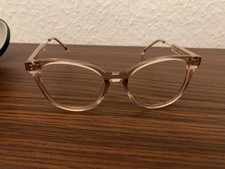 Mister Spex Brille Transparent rosa ohne Stärke 