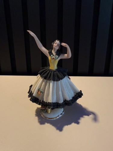 Alte porzellan figur tänzerin - alte,