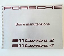 Betriebsanleitung Porsche 911/964 Carrera 2 + Carrera 4 in italienischer Sprache