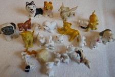 Tierfiguren, klein, Gummi und Plastik