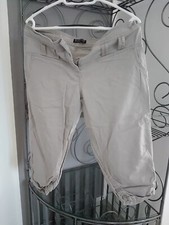 Sommerliche 3/4 Hose Graubraun