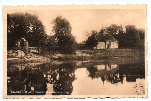 Foto krefeld rhein - ak,