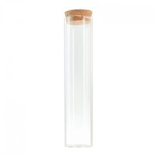 Glas Reagenzglas Vase Deko mit Korken Tischdeko Hochzeit Ø4cm H18cm 6er Set