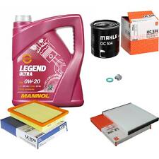 MAHLE Inspektionspaket 5 L MANNOL Legend Ultra 0W-20 für Toyota Prius Plus 1.8