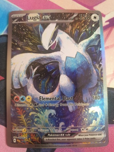 Lugia fullart structured - lugia, ex