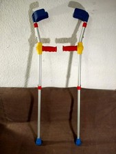 OSSENBERG 241 Kombi Bunt Kinder-Gehstütze Krücken mit 8+3 Stufen