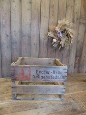alte Holz-Bierkiste