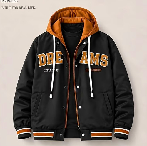 Dream herren collegejacke 4xl - herren,