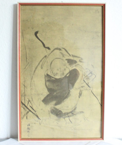 Zen tuschemalerei hotei - zen-tuschemalerei, „hotei“