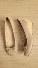 Beige Nude Keilpumps Gr 39 6
