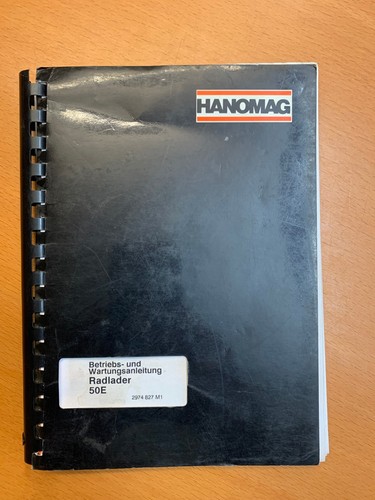 Hanomag 50e radlader betriebs - 50e, betriebs-