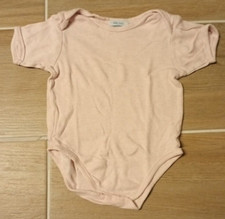 Baby Kurzarm-BODY von HEMA Gr. 86/92 rosa Mädchen