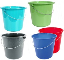 10 oder 5 Liter Eimer Putzeimer Plastik Kunststoff Wassereimer Lebensmittelecht