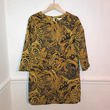 H&M Damen Kleid gelb Größe