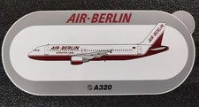 Air Berlin airberlin Airbus A320 Aufkleber Sticker Decal Airline NEU